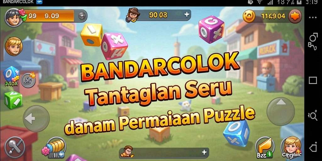 Screenshot gameplay BANDARCOLOK menampilkan puzzle menantang yang menarik.