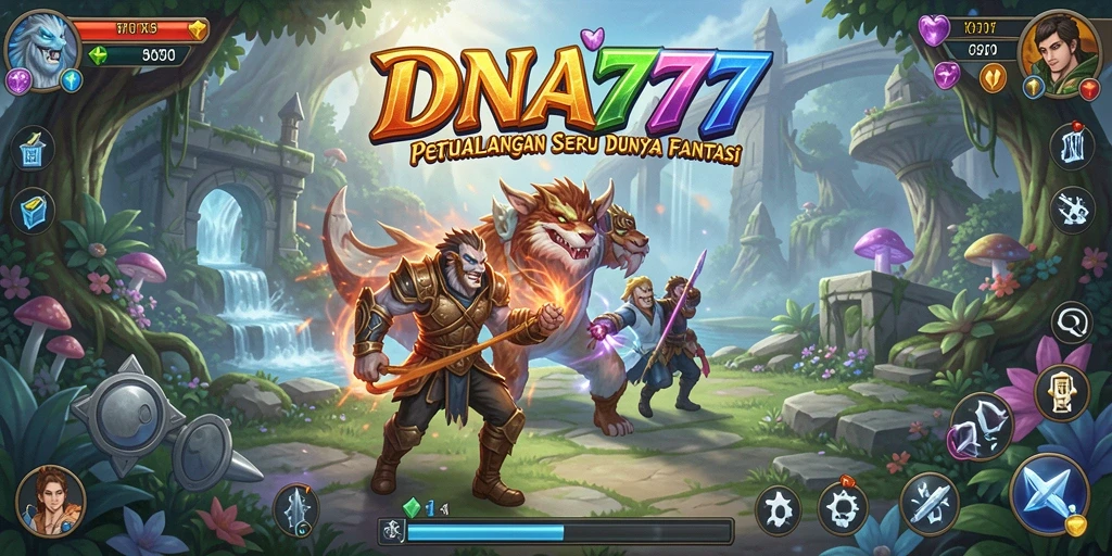 Tampilan gameplay DNA777 yang mendebarkan dan penuh aksi.