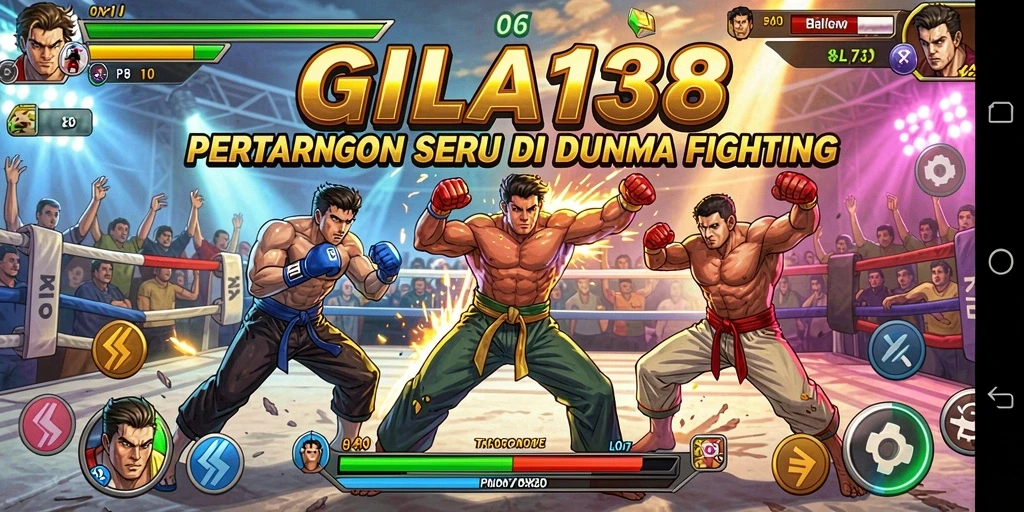 Tampilan aksi seru dalam GILA138 saat bertarung.