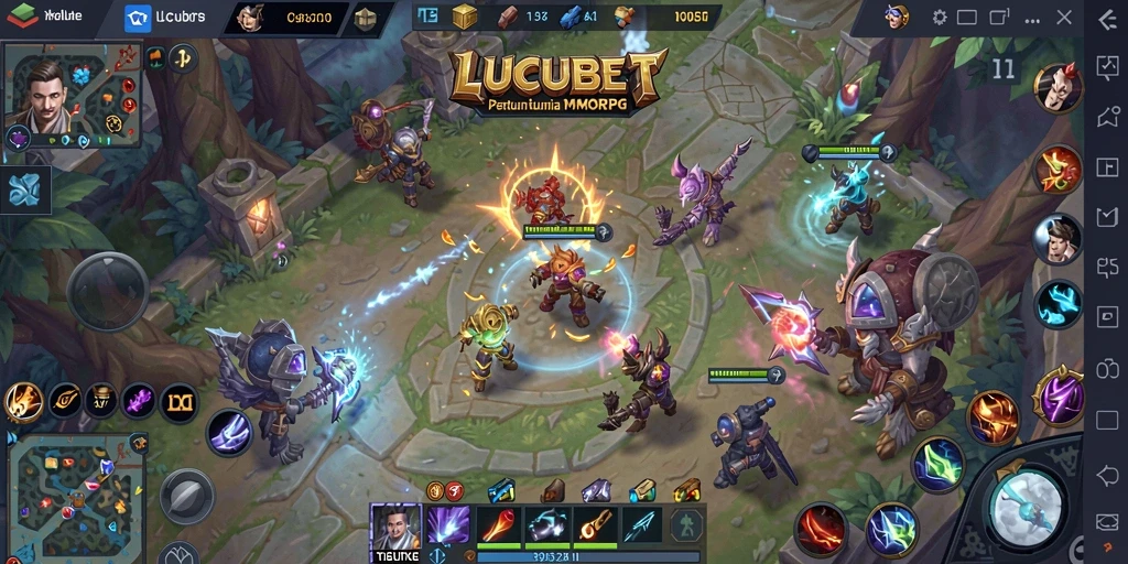 Tampilan menarik dari gameplay seru dalam LUCUBET