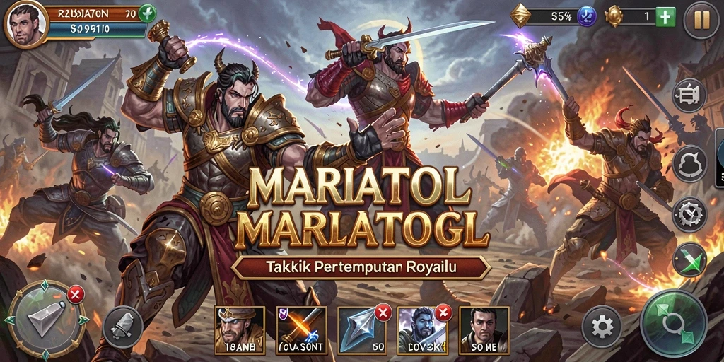 Screenshot menunjukkan intensitas pertarungan di MARIATOGL.