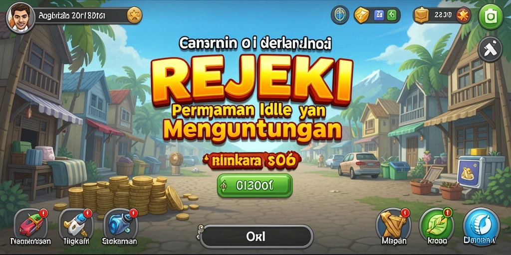 Tampilan gameplay REJEKI yang seru dan mengasyikkan.